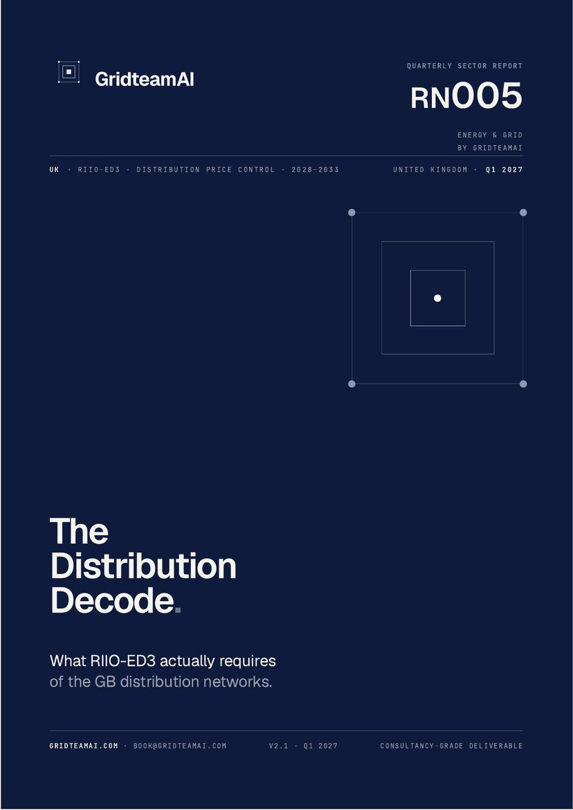 RIIO-ED3 Business Plan Decode — cover