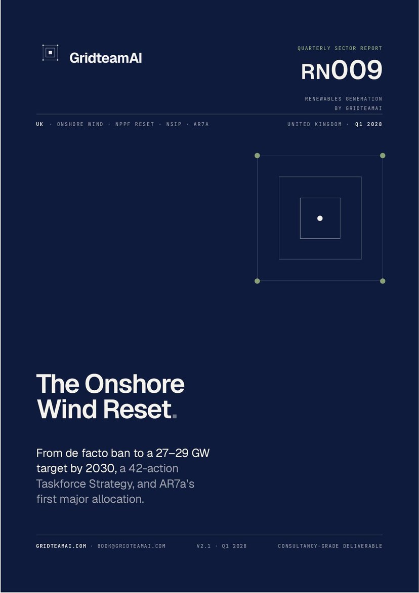 The Onshore Wind Reset — cover