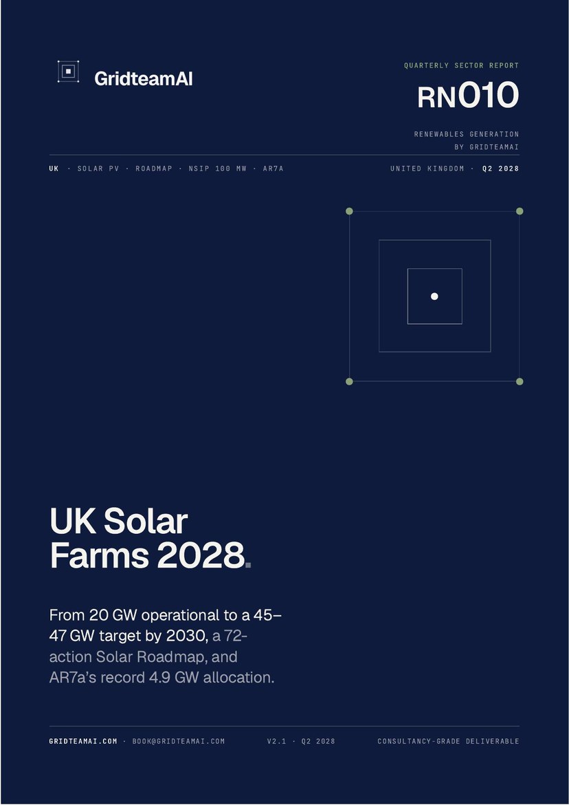 UK Solar Farms 2028 — cover