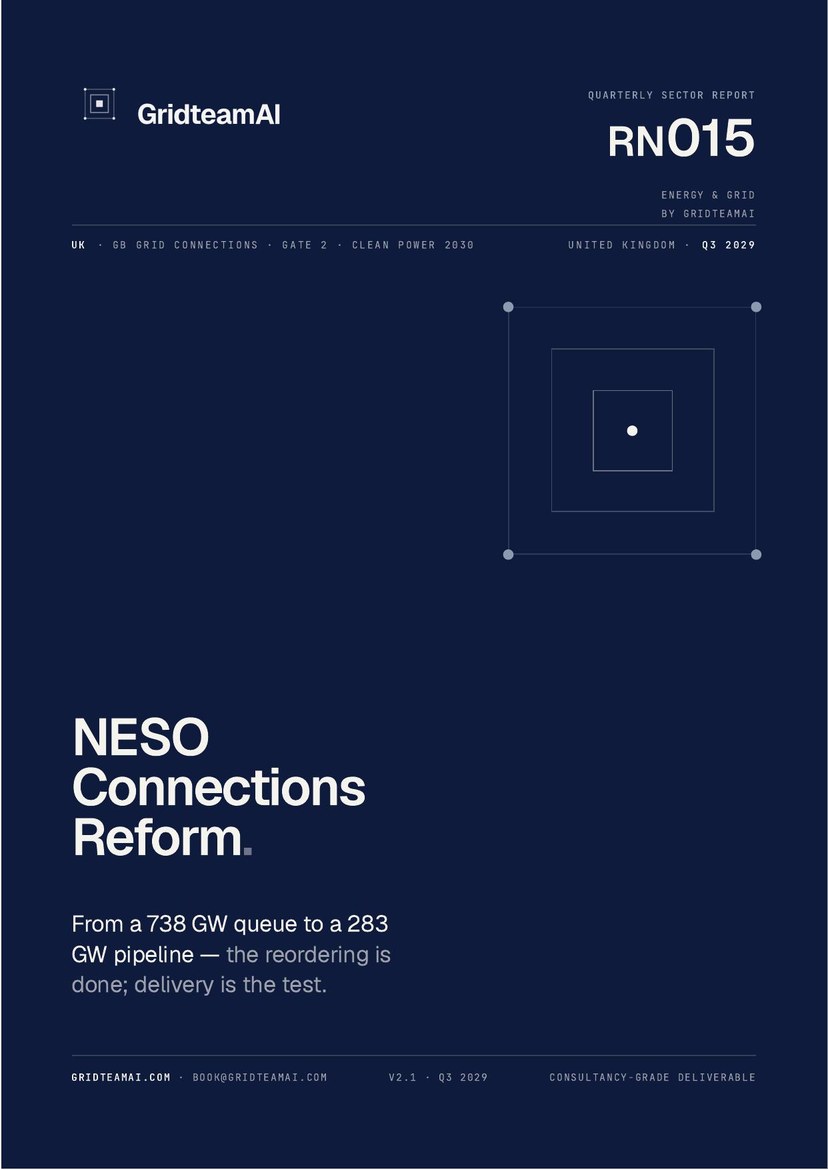 NESO Connections Reform Year 1 — cover