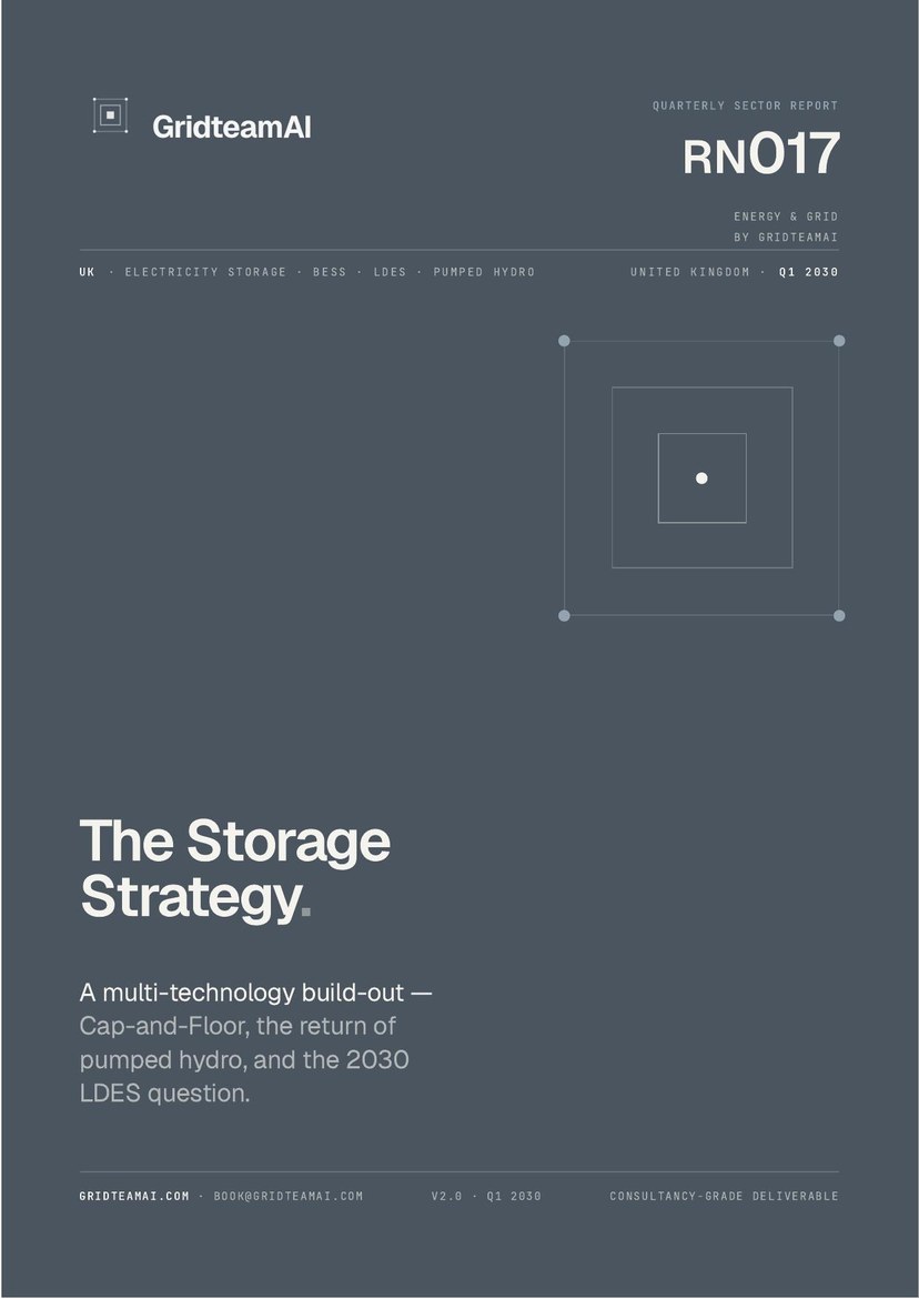 UK Storage Strategy 2030 LDES — cover