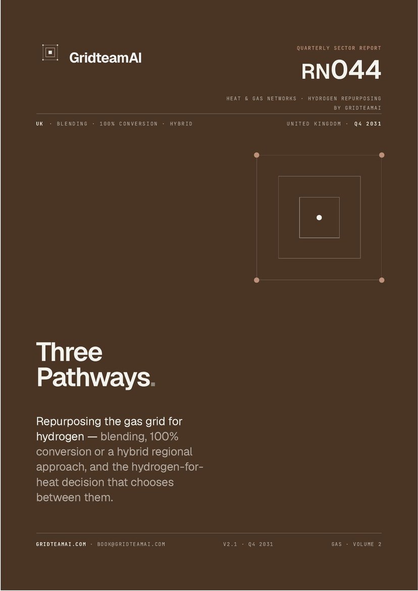 UK Gas Network Repurposing for H2 — cover