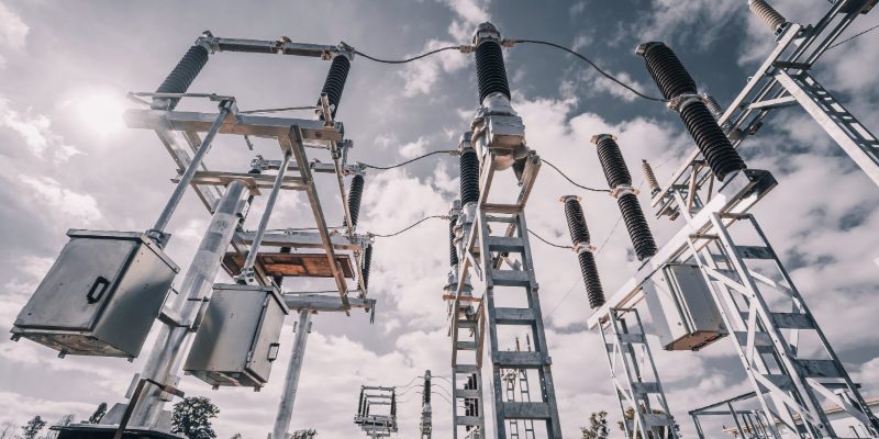 High voltage substation switching gear — the connection point where NESO's Connections Reform aims to clear the multi-year queue for new grid projects.